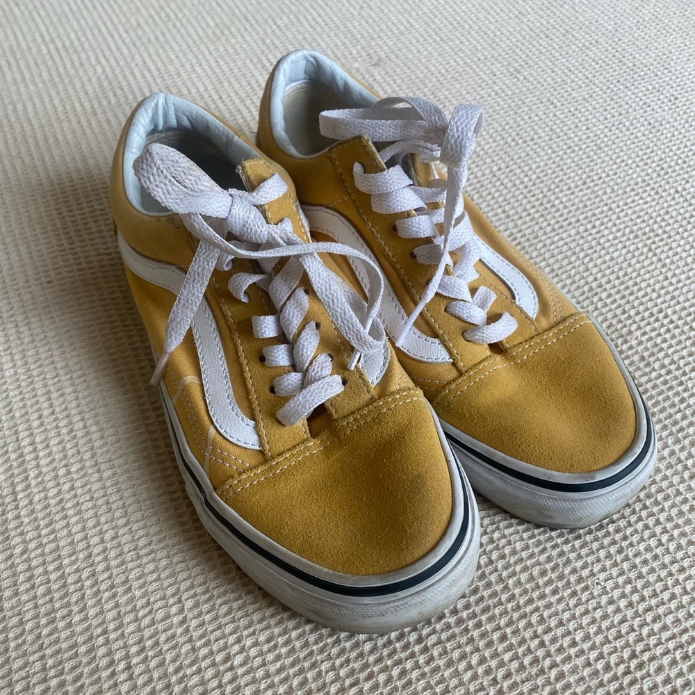 Yellow Vans Size 6.5